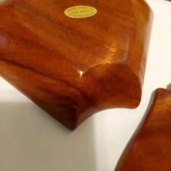 Set of 4 Monkey Pod Fish Bowls - Picture 6 of 6